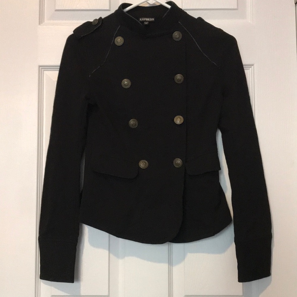 Express Military Style Stretch Jacket